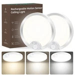 Toowell Rechargeable Motion Sensor Ceiling Light: Closet Lights WHITE-2 Pack New. Price: $44.15.