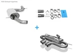 Stainless Steel Sport Exhaust Complete System Vw Golf 6 Gti 2X100MM Twin-wall Brand. Price: $1403.80.