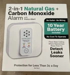 Denova Detect 2-IN-1 10 Yr Batt Natural Gas ,carbon Monoxide Voice Alert New. Price: $59.99.