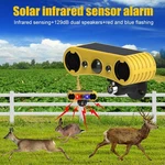 Solar Wireless Motion Sensor Alarm Sound Detector 130DB Loud Noise Outdoor New. Price: $16.99.