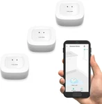 Yolink Water Leak Sensor 3-PACK, Lora Up To 1/4 Mile Open-air Range White New. Price: $65.60.