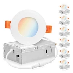 Parmida 6 Pack 3 Inch 5CCT Ultra-thin Led Recessed Ceiling Light With Junctio... New. Price: $50.61.