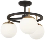 Kovacs P1357-618 Light 18"W Semi-flush Globe Ceiling Fixture Gold New. Price: $275.20.