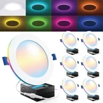 Sunco 6 Pack Inch Smart Ultra Thin Led Recessed Ceiling Lights With Night New. Price: $115.99.