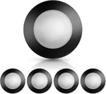 4 Inch Black Led Disk Light, Dimmable Ceiling 10.5W 650LM, 3000K Warm Whi New. Price: $49.99.