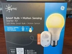 C By Ge Wire-free Motion Sensor Starter Kit With Smart Bulb 800 Lumens New. Price: $19.99.