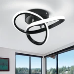 Caneoe Modern Ceiling Light Fixtures Semi Flush Mount BLACK,6000K New. Price: $42.29.
