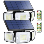 Intelamp Solar Flood Lights Outdoor, Motion Sensor With Dual Sen... New. Price: $125.88.