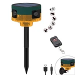 Solar Outdoor Motion Sensor Alarm: Dog Barking&gunshot Sound, 129DB Loud Sire... New. Price: $50.73.