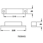 Ademco 7939WG-WH White Surface Mount Contact New. Price: $25.99.