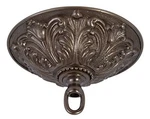B&p Lamp Antique Bronze Finish Cast Brass Screw Collar Canopy Kit New. Price: $124.58.