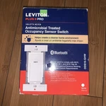 Leviton Plus Pro Antimicrobial Treated Occupancy Sensor Switch R60-ODS15-GHW Open. Price: $49.99.