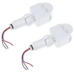 2PCS New Pir Motion Sensor Switch Infrared Wall Mount Ac 110-240V. Price: $13.29.