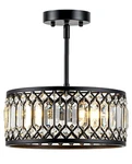 Crystal Black Light, Modern Fixture Ceiling, Chandelier For Liv... New. Price: $97.33.