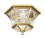 Livex Lighting 7052-02 Monterey/georgetown Outdoor Ceiling Polished Brass New. Price: $219.96.