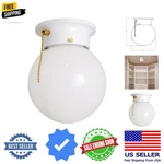 Millbridge Globe 6 Inch Diameter Indoor Ceiling Light Fixture With Pull Chain... New. Price: $40.79.