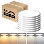 Led Ceiling Light 12 Inch 8 Pack Flush Mount White 5CCT Taloya Fixture Sleek New. Price: $179.99.