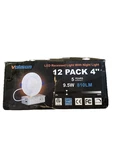 Volisun 12-PACK 4" Recessed Lighting, 5CCT Led W/ Junction Box Open. Price: $52.00.