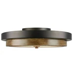Kira Home Hermosa 14" Modern Semi Flush Mount Ceiling Light Smoked Birch Wood St Open. Price: $67.60.