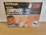 Schlage Keepsafer Compact Home & Apartment Security System W/ Remote 71-151 Nib New. Price: $45.99.