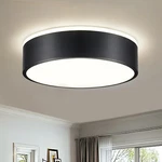Black Flush Mount Ceiling Lights, Dimmable 5CCT Modern Led Fixt... New. Price: $104.09.
