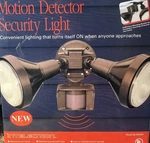 Intelectron Motion Detector With Security Light Model BC8920R New. Price: $24.99.