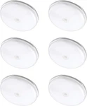 New Mr. Beams 6PK Motion Activated Wireless Led Puck Lights White MB800. Price: $24.99.