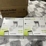 Lot Of 2 - Heathzenith SECUR360 App Connected Solar Led Security Motion Light New. Price: $52.00.