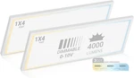 2 Pack 1X4 Ft Led Panel Light, 3CCT Dimmable, 4000LM, Flush Mount New. Price: $316.99.