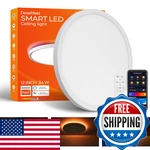 Dcvoltfield Smart Led Ceiling Light Flush MOUNT12INCH Rgb Fixture New. Price: $99.20.