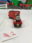 Thomas Tank Engine Metal Diecast Train Take Along Talking James W/ Motion Sensor Used. Price: $20.00.