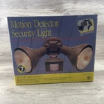 Intelectron Motion Detector W/ Security Light- New Original Packaging Open. Price: $30.00.