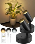Goodea Spotlights Indoor With Remote, 3000MAH Rechargeable 2 Pack, Black New. Price: $28.88.