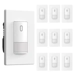 Matte White Motion Sensor Light Switch, 120 Coverage, 10 Pack New. Price: $174.99.