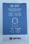 Optex EX-35T Selectable Area Pir Detector New. Price: $22.99.