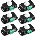 6 Pack 12V 24V Pir Sensor Led Motion Detector Light Switch Body In New. Price: $35.29.