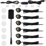 Dedc 6PCS Mini Led Lights, 1W 5V 3000K Under Cabinet New. Price: $36.19.