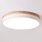 Dimmable Wood Led Flush Mount Ceiling Light, 5CCT 2700K-6000K Modern Round Cl... New. Price: $104.29.