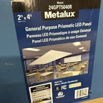 Metalux Gpt Series Prismatic Led Panel 39W 2 4' 5000 Lumen Open. Price: $46.00.
