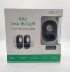 Arlo Indoor/outdoor Smart Home Security Lights. Wire-free Rechargeable ALS1102 Open. Price: $90.00.