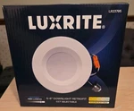 Luxrite Led Round Recessed Mount Downlight 5CCT 14W 5-6" LR23795 New. Price: $25.00.
