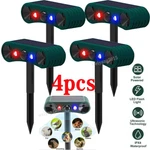 Solar Outdoor Motion Sensor Alarm 2*130DB Ultrasonic Siren With 4 Modes Flashing New. Price: $51.99.