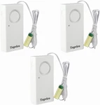 Topvico Water Leak Sensor Detector Flood Pack (120DB/37.8" Cable), White New. Price: $22.24.