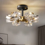 Okes Semi Flush Mount Ceiling LIGHT,13INCH Modern And Gold+black New. Price: $152.69.