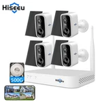 Hiseeu 4MP Solar Battery Powered Wireless Wifi Security Camera System 2WAY Audio New. Price: $189.99.