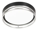 12.5 Inch Led Flush Mount Ceiling Light (black And Silver/nickle) New. Price: $17.50.