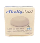 Shelly Flood Wireless Sensor W/temperature Measurement, White, New. Price: $14.99.
