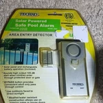 Techko S097 Solar Powered Rechargeable Door Alarm Silver Weather Resistant Moti New. Price: $26.55.