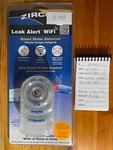 Zircon Leak Wifi Smart Water Detector Audio&visual Alerts Battery Included New. Price: $35.00.