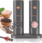 Electric Salt Pepper Grinder Set, One-handed, Battery Powered, Adjustable Co New. Price: $25.30.